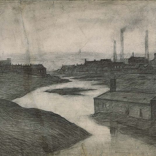The River Irwell at the Adelphi, 1924