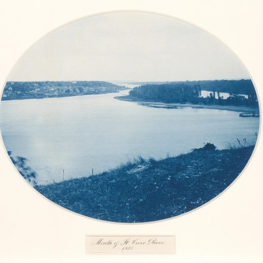 Mouth of the St. Croix River, from the series Upper Mississippi River, Views, Volume I