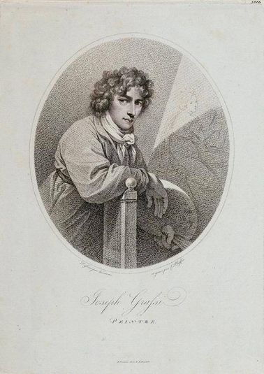 Hüftbild Josef Maria Grassi nach einem Selbstbildnis