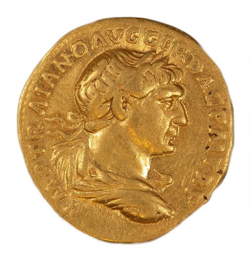 Aureus of Trajan, Emperor of Rome from Rome