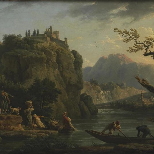 A Mountain Scenery with a River