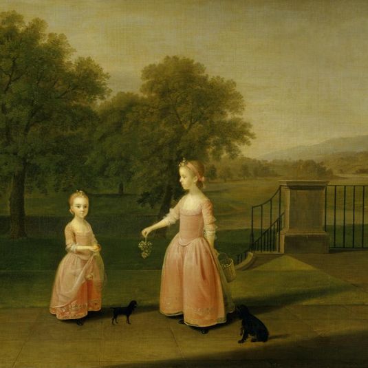 The Edgar Children: Charlotte Edgar (b. 1757) and her Sister Elizabeth Edgar of Red House Park, Ipswich