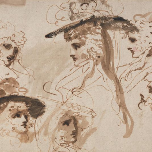 Studies for the Head of a Lady (Studies of a Woman's Head)