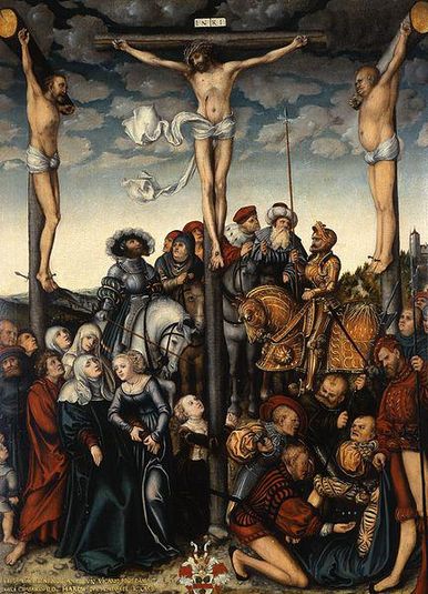 Korsfästelsen (målning av Cranach)