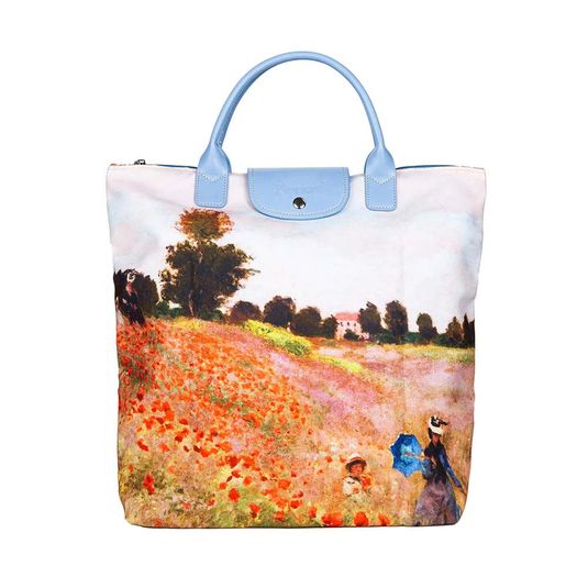 Monet The Poppy Field - Art Foldaway Bag Signare Tapestry