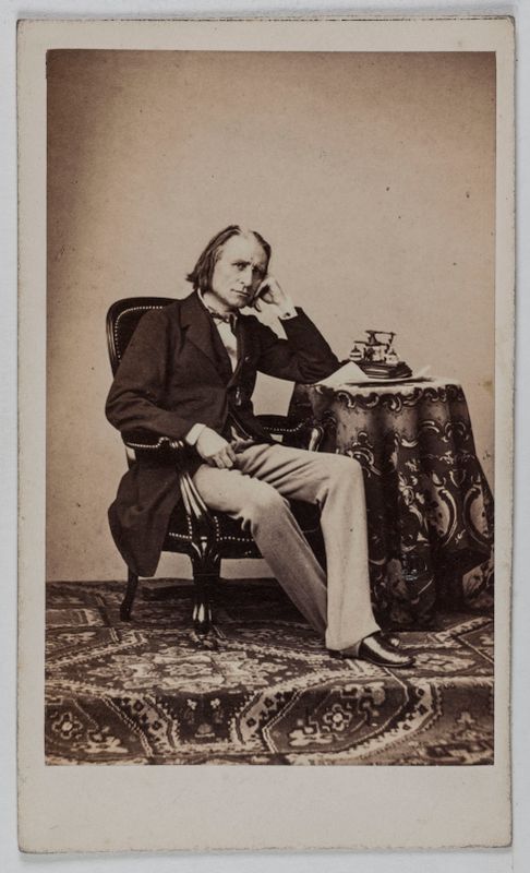 Portrait de Franz Liszt, (1811-1886), (compositeur, pianiste hongrois)