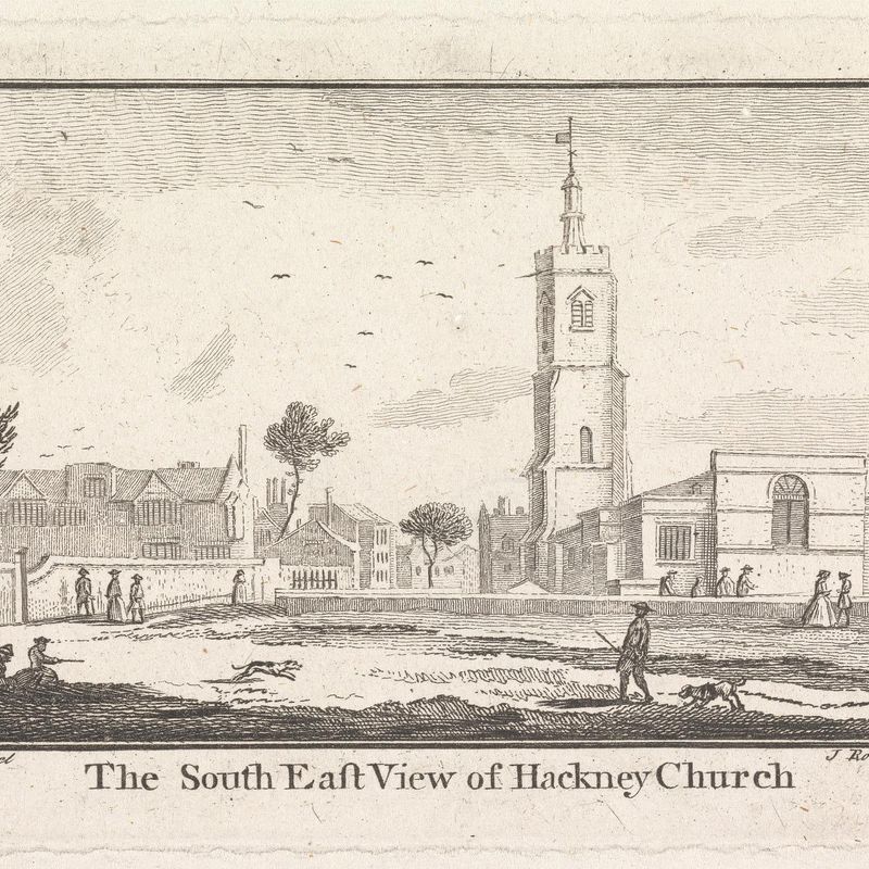 The South East View of Hackney Church