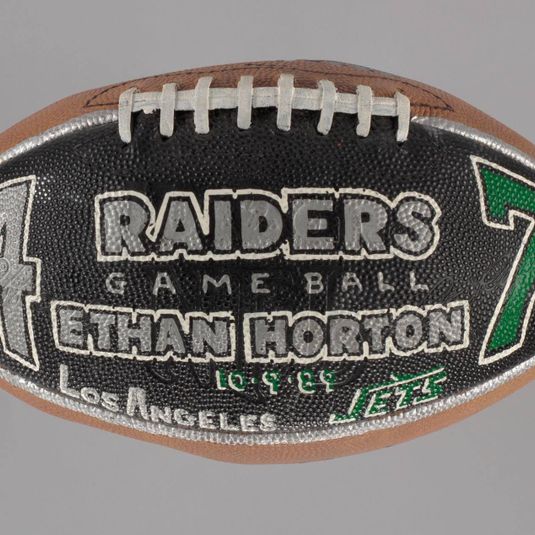 Game Football 1989 LA Raiders vs. New York Jets