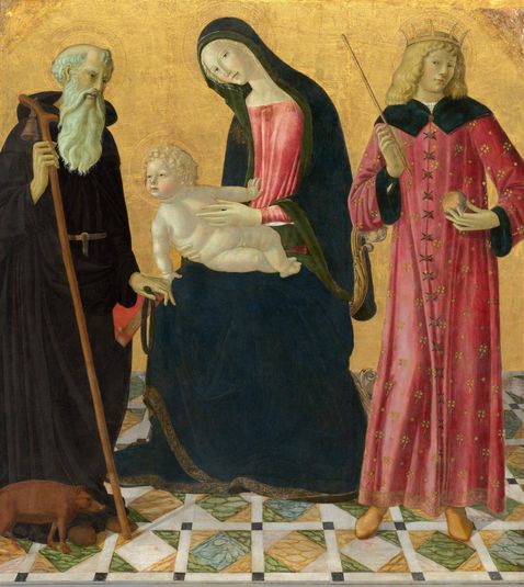 Madonna and Child with Saint Anthony Abbot and Saint Sigismund