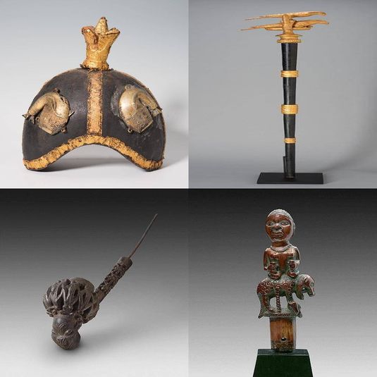 1700s - 1950s As ante, Baule, Yoruba, Bamun, Kongo, and Lega Objects (L9)