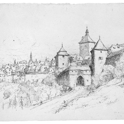 Sketch of a Town in Germany