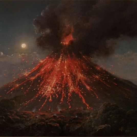 Merapi, Eruption by Night