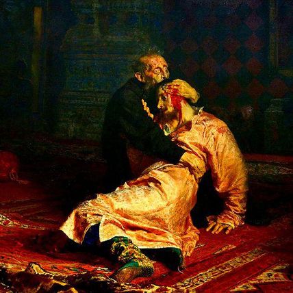Ivan the Terrible and his son Ivan on November 16, 1581