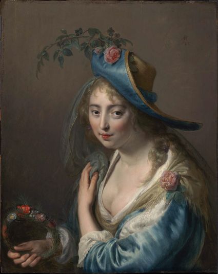Portrait of a Young Woman as Flora