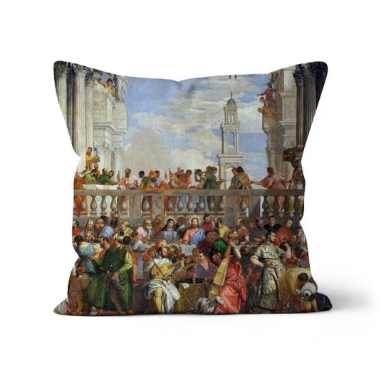 The wedding at Cana, Paolo Veronese Cushion Smartify Essentials