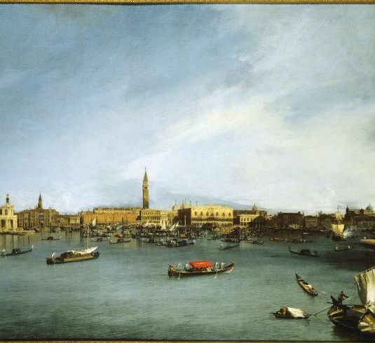The Bacino di San Marco, Venice, seen from the Giudecca