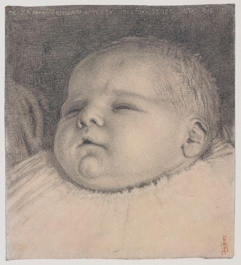 Oliver Madox Brown as a baby