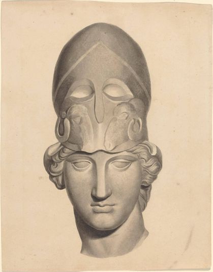 Antique Head with a Helmet