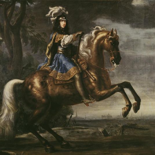 Ryttarporträtt av Karl XI (?)
