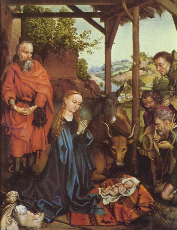 Adoration of the Shepherds (Martin Schongauer, Berlin)