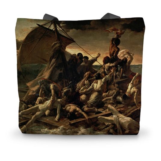 The Raft of the Medusa, Jean-Louis-André-Théodore Géricault Canvas Tote Bag Smartify Essentials
