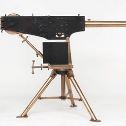 The first automatic machine gun
