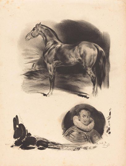 Sketches of a Horse and a Nobleman