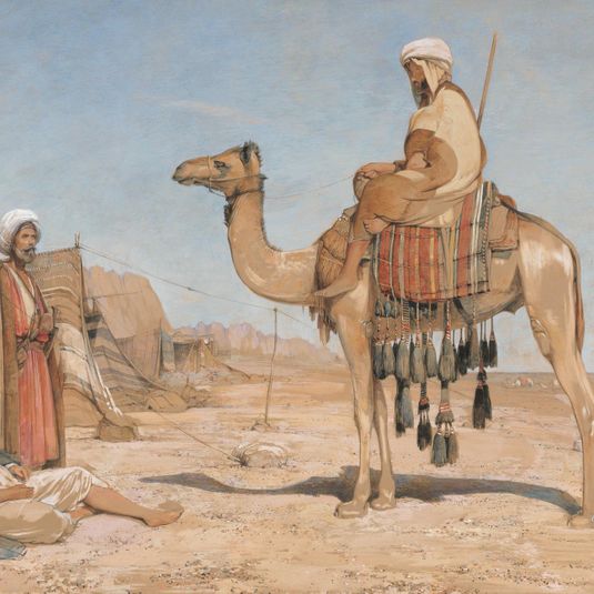 A Bedouin Encampment; or, Bedouin Arabs