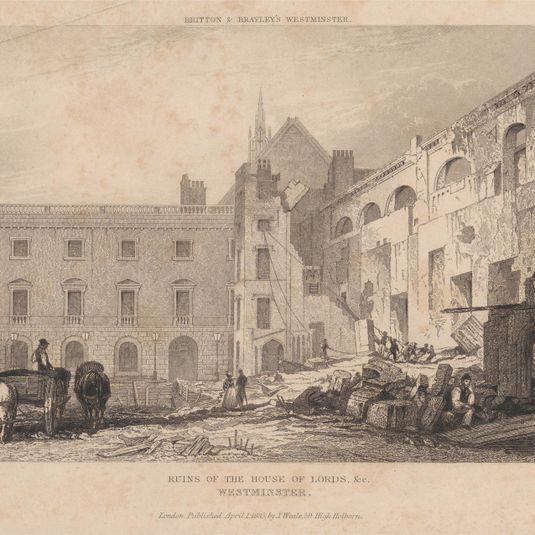 Ruins of the House of Lords, Westminster