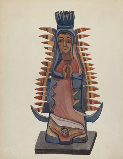 Bulto of the Virgin of Guadalupe
