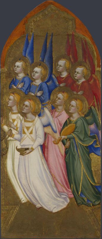 Seraphim, Cherubim and Adoring Angels: Right Pinnacle Panel