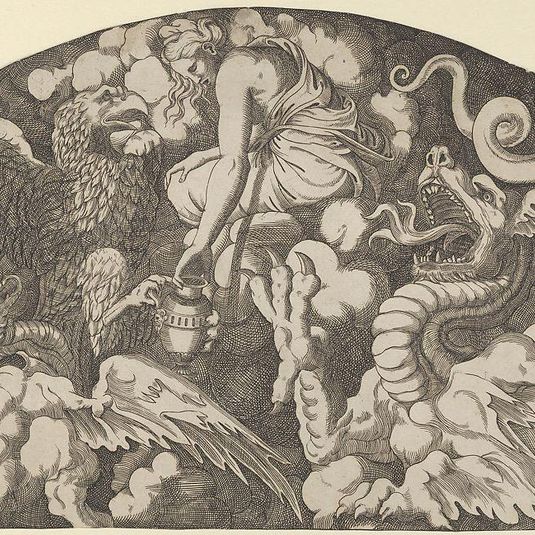 Jupiter's Eagle Bringing Water of the Styx to Psyche