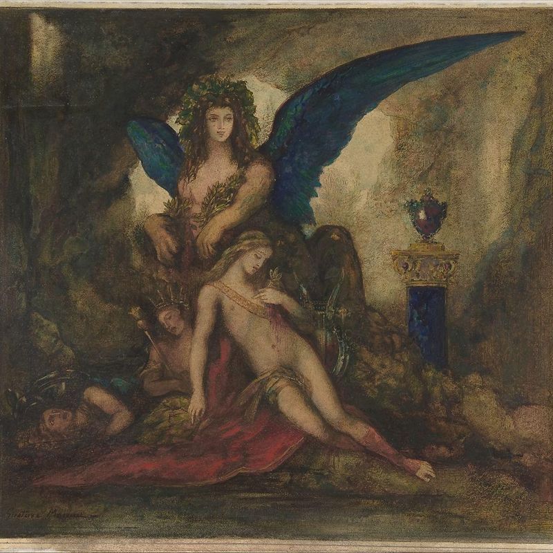 Sphinx in a Grotto (Poet, King and Warrior)