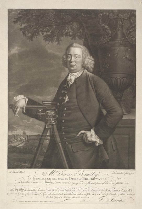 Portrait of Mr. James Brindley