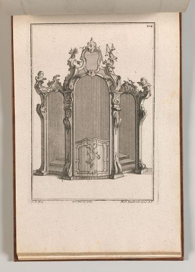 Design for a Confessional, Plate 3 from an Untitled Series of Designs for Confessionals