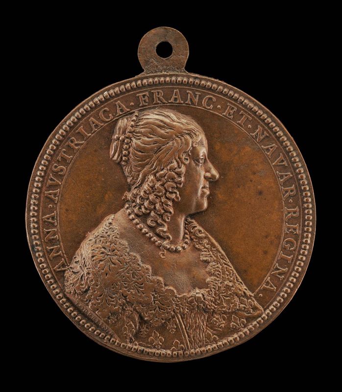 Anne of Austria, 1601-1666, Wife of King Louis XIII of France 1615 [obverse]