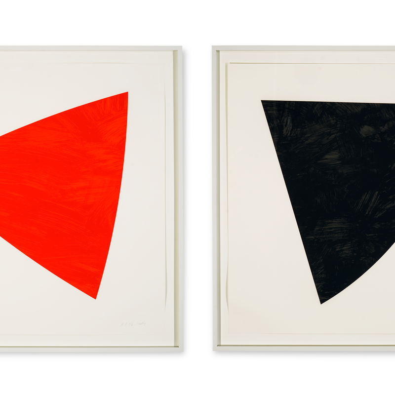 Untitled (Purple), Untitled (Red), Untitled (Gray), Untitled (Orange), 1988