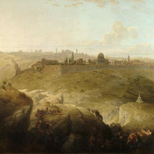 Pilgrims Approaching Jerusalem