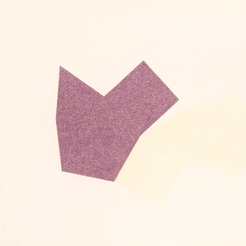 Two Shapes (Violet and Yellow)