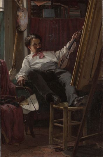 Self-Portrait of the Artist in His Studio