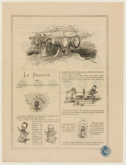 Meurice et Vacquerie Revue comique, n°4 5 novembre 1871