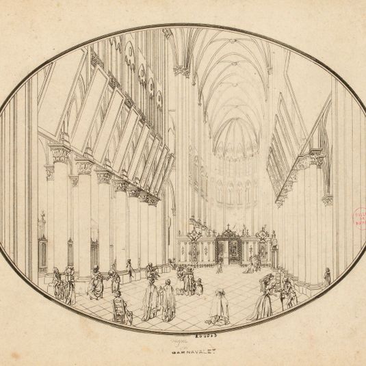 Vue de l'intérieur de l'église de Notre-Dame. (IFF27)