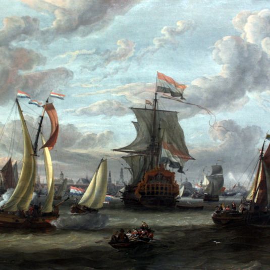 View of Amsterdam with the Ij