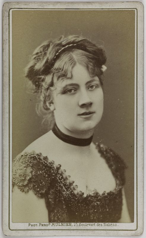 Portrait de Persoons Isabelle, (actrice)