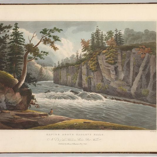 Rapids Above Hadley's Falls (No. 4 of The Hudson River Portfolio)