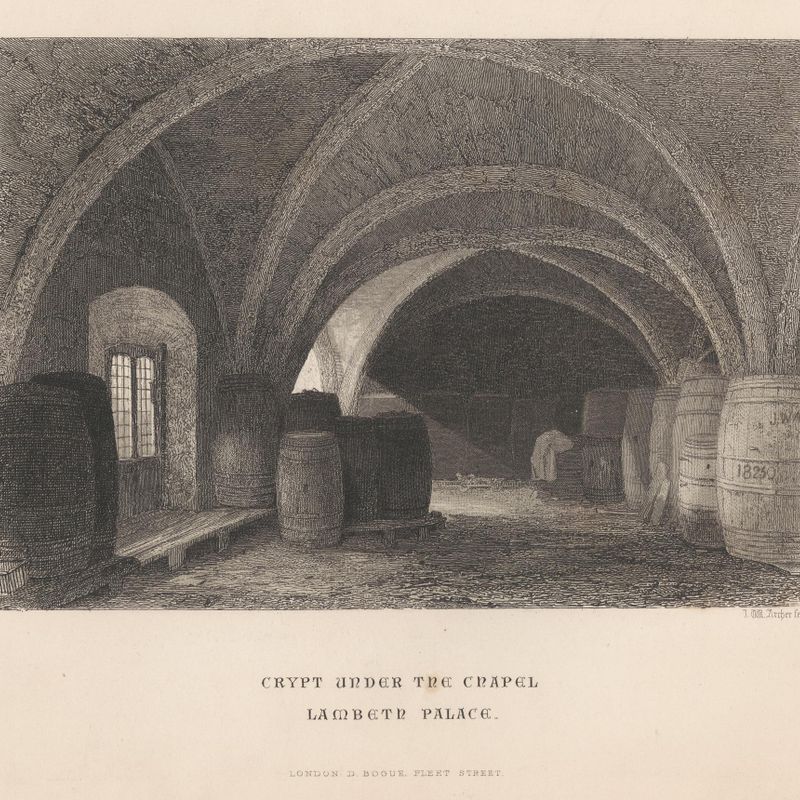 Crypt under the Chapel, Lambeth Palace