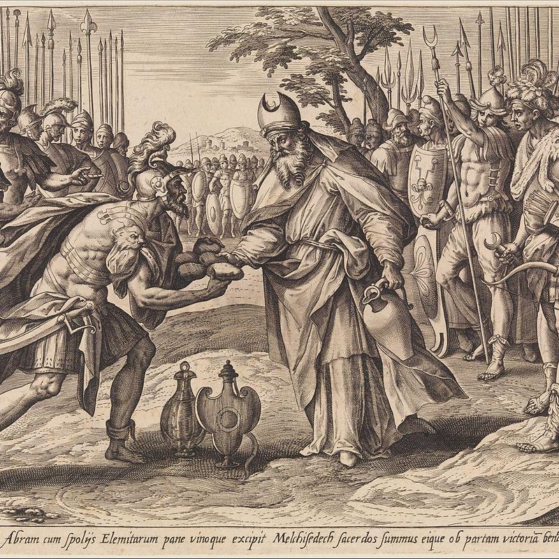 The Meeting of Abraham and Melchizedek, from The Story of Abraham