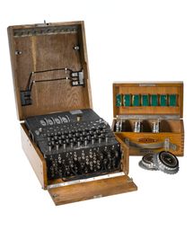4. Enigma encoding machine, German, 1944