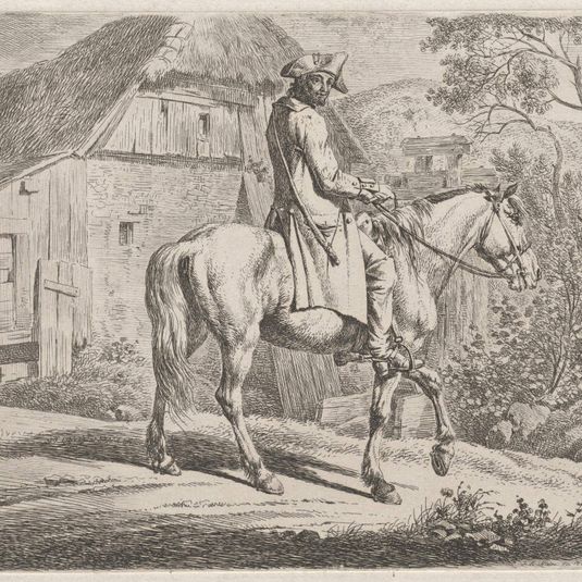 Cattle Dealer on Horseback
