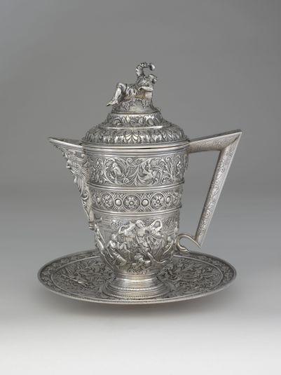 Covered Ewer and Stand